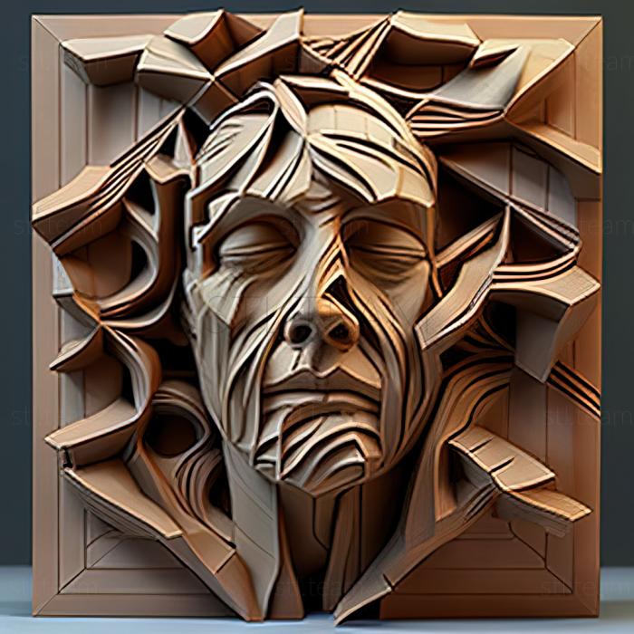3D модель Адам Фрідман, американський художник (STL)